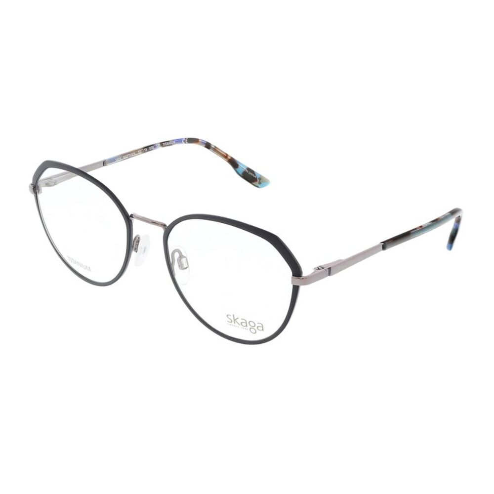 Skaga SK3001 NATTVIOL 038 Light Grey Oval Titanium Optical Frames